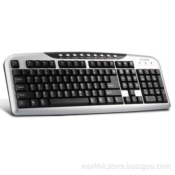 Multimedia Keyboard, Comfortable, Perfect Touch Feeling, Long in Life Cycle